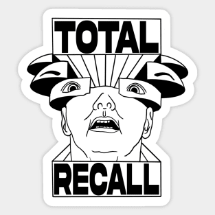 "Total Recall" Head Splitter Sticker